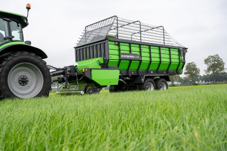 Stolpen opraapwagen