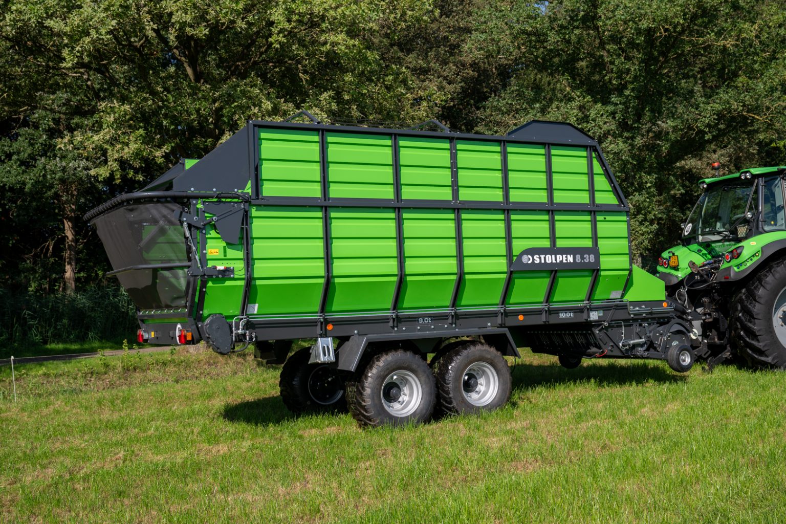 Stolpen Opraapwagen 8.38TA met stalen opbouw
