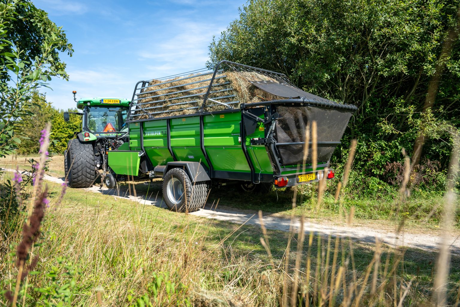 Kleine opraapwagen stolpen 8.22