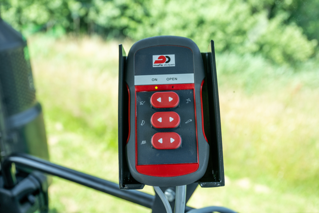 Stolpen opraapwagen 8.16 Besturingssysteem